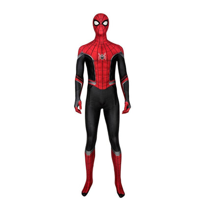 movie spider man far from home peter parker spiderman cosplay costume jumpsuit