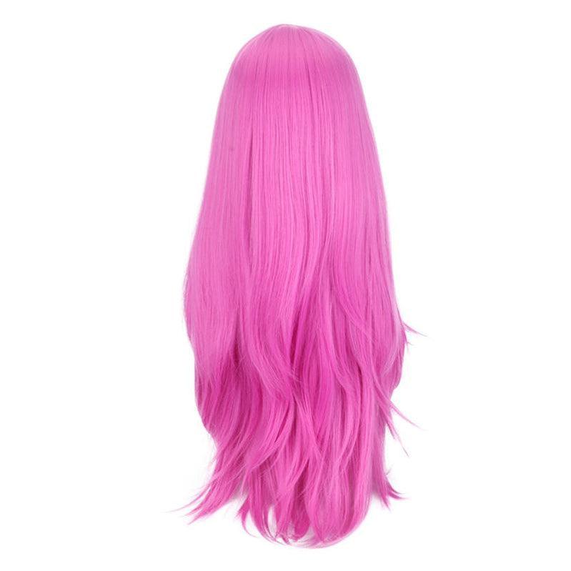 anime jojos bizarre adventure golden wind diavolo long pink cosplay wigs