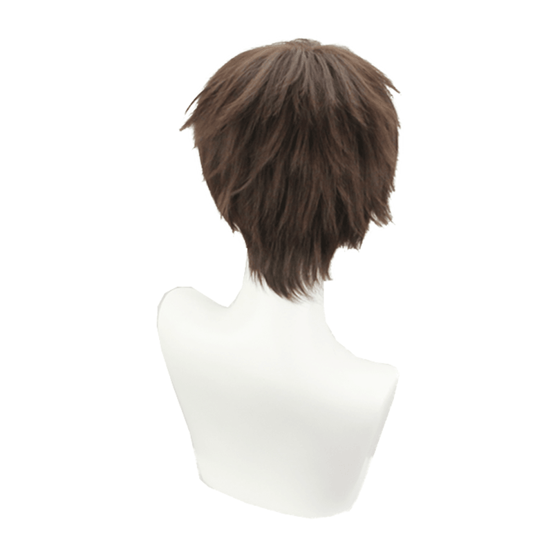 anime attack on titan eren jaeger short brown cosplay wigs