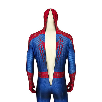 movie spider man the amazing spider man peter parker spiderman jumpsuit elastic force cosplay costume