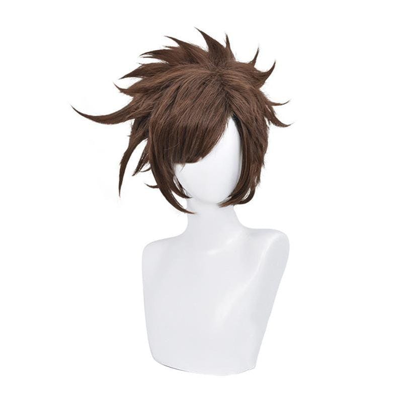 anime jojos bizarre adventure battle tendency joseph joestar short brown cosplay wigs