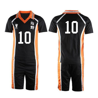 anime haikyuu karasuno high school volleyball club cosplay costume