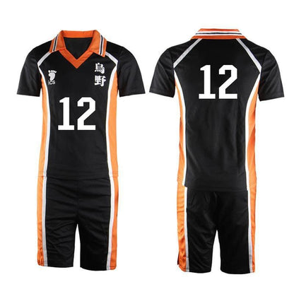 anime haikyuu karasuno high school volleyball club cosplay costume