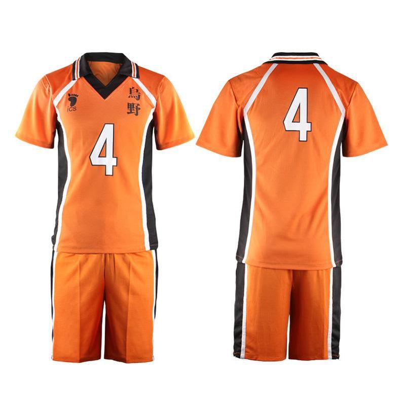 anime haikyuu karasuno high school volleyball club cosplay costume