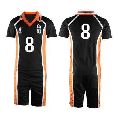 anime haikyuu karasuno high school volleyball club cosplay costume