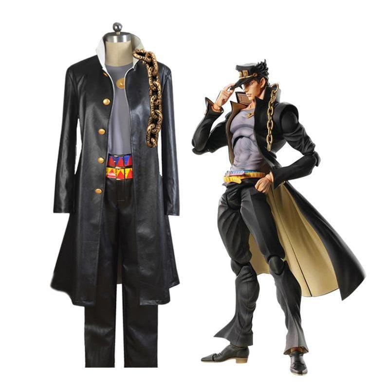 anime jojos bizarre adventure kujo jotaro cosplay costume