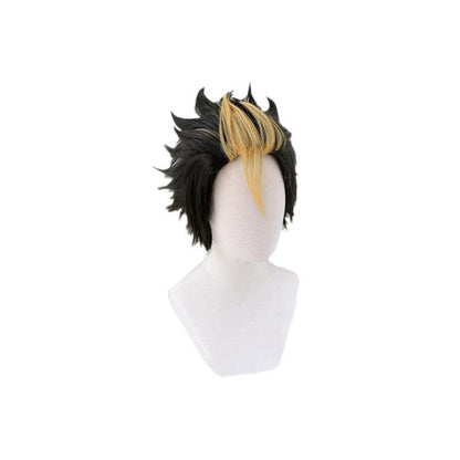 anime haikyuu nishinoya yuu short brown cosplay wigs