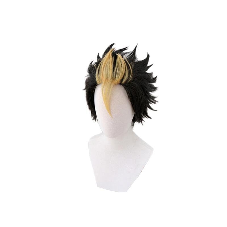 anime haikyuu nishinoya yuu short brown cosplay wigs