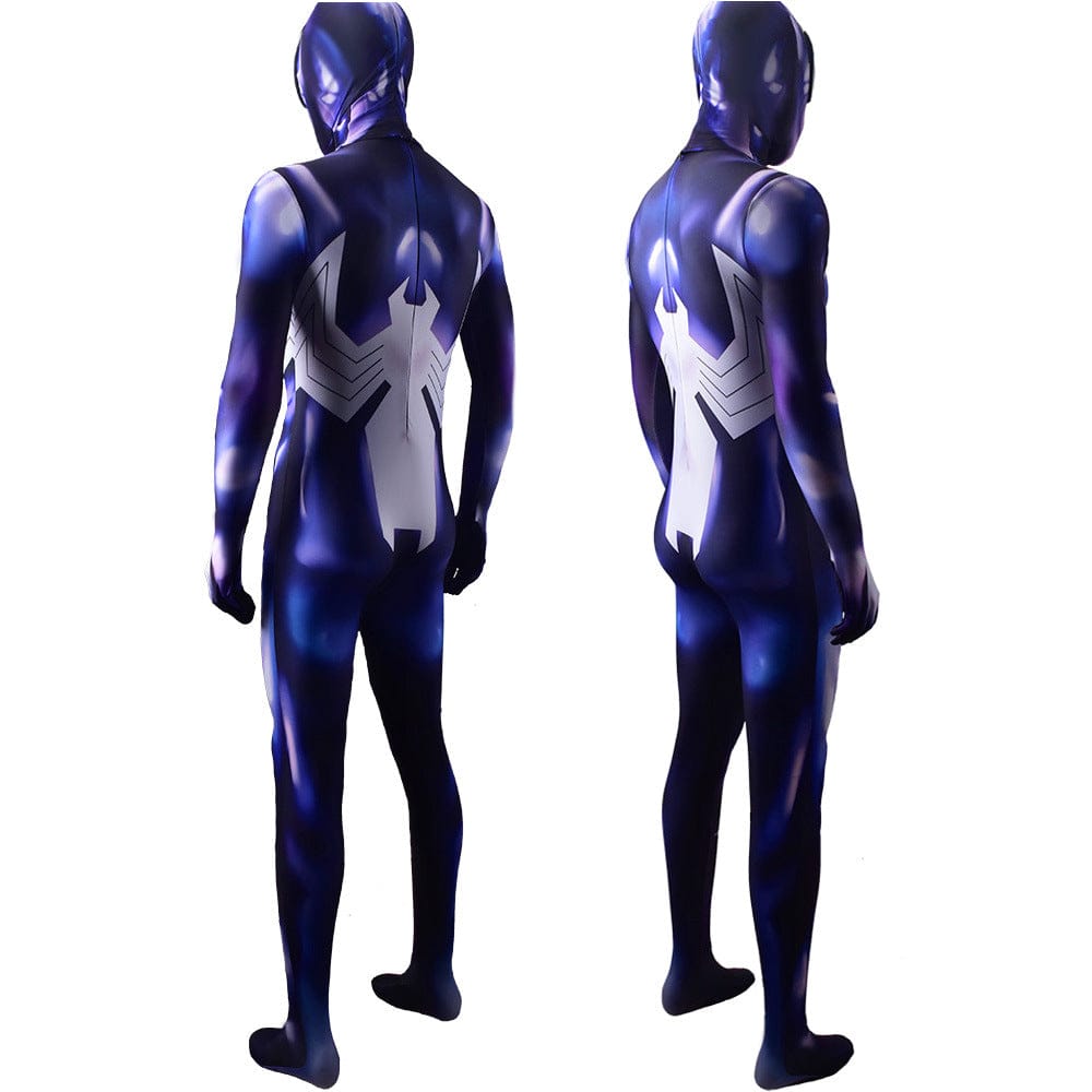 Venom Spider Man Symbiote Purple Jumpsuits Costume Adult Bodysuit