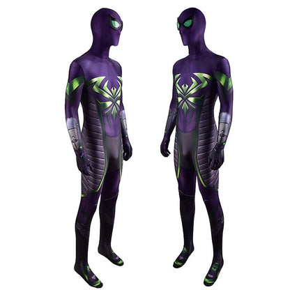 Spider-Man Miles Morales Purple Reign Jumpsuits Costume Adult Bodysuit