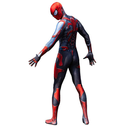 PS4 Scarlet Spider armor Spider man Jumpsuits Costume Adult Bodysuit