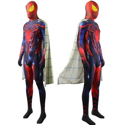 Bluture Superman Spider-man Jumpsuits Costume Adult Halloween Bodysuit