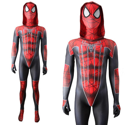The Amazing Spider-man Hooded Jumpsuits Cosplay Costume Adult Bodysuit