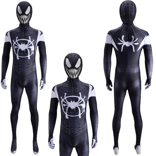 Venom Spider man Into the Spider Verse Miles Morales Adult Jumpsuits