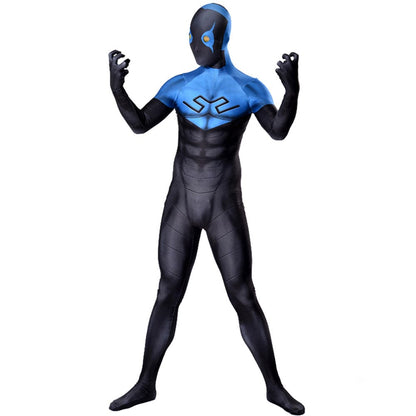 Blue Beetle Jaime Reyes Jumpsuits Costume Adult Halloween Bodysuit