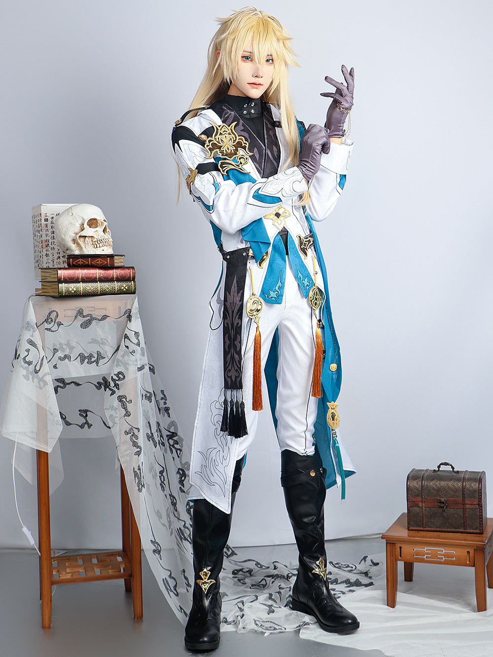 Honkai: Star Rail Luocha Chinese Style Adult Full Set Cosplay Costume
