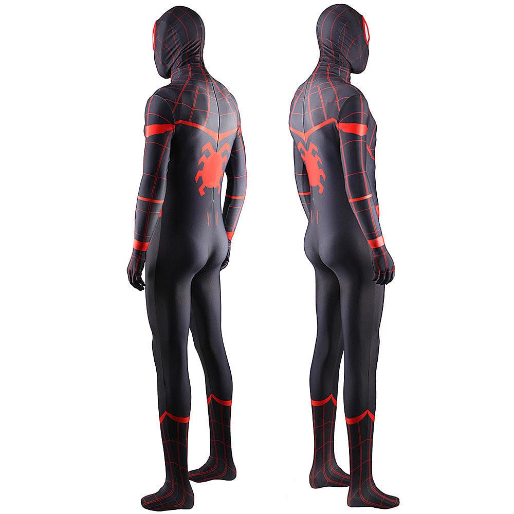 Miles Morales Homecoming Spider-man Jumpsuits Adult Halloween Bodysuit