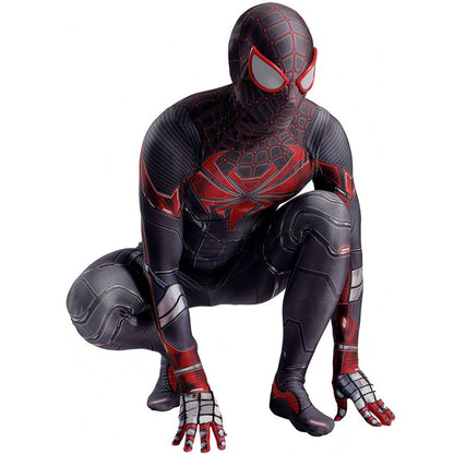 Miles Morales Spider-Man Advanced Tech Suit Jumpsuits Costume Adult Bodysuit
