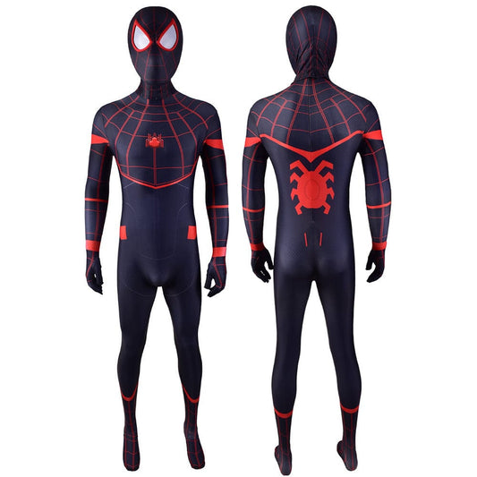 Homecoming Miles Morales Spider-man Jumpsuits Costume Adult Bodysuit