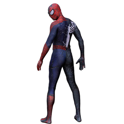 The Amazing Spider-man 2 Venom Jumpsuits Cosplay Costume Adult Bodysuit