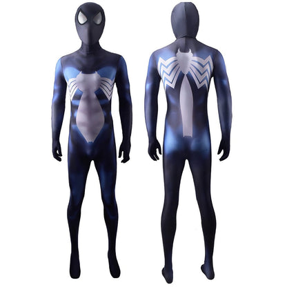 Venom Spider Man Symbiote Suit Jumpsuits Costume for Adult