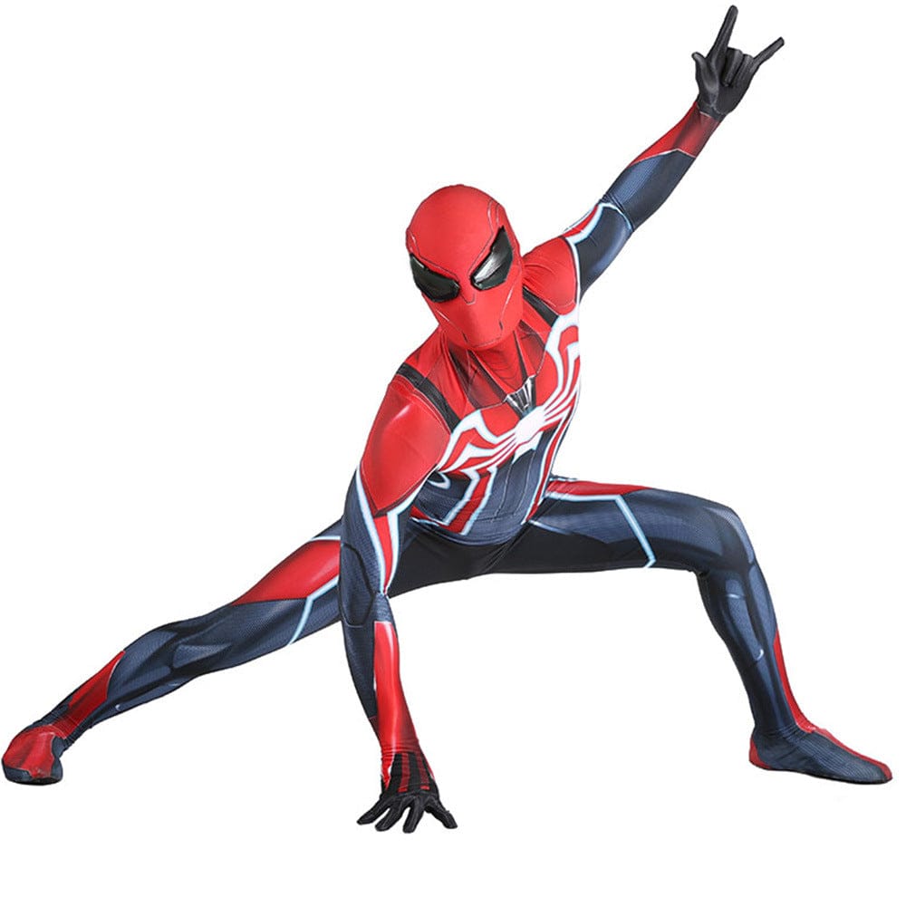 PS4 Velocity Spider-man Jumpsuits Adult Cosplay Costume