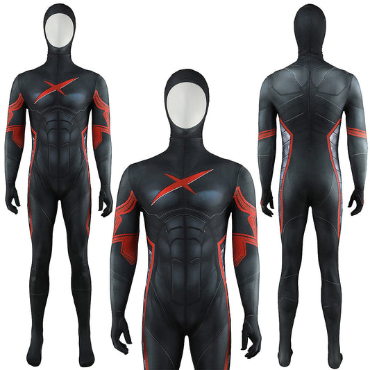 Teen Titans Earth-27 Red X Jumpsuits Costume Adult Halloween Bodysuit