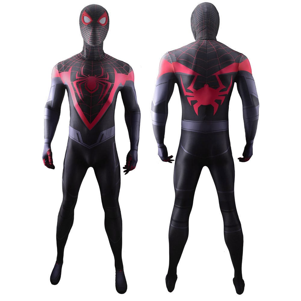 PS5 Into The Verse Spider-man Jumpsuits Cosplay Costume Adult Bodysuit