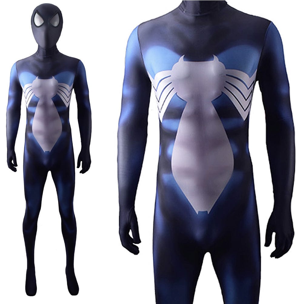 Venom Spider Man Symbiote Suit Jumpsuits Costume for Adult