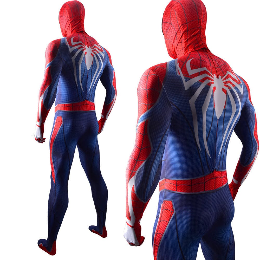 Upgraded PS4 Spider-man Jumpsuits Costume Adult Halloween Bodysuit