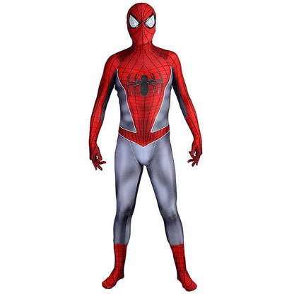 New Ultimate Spider man Jumpsuits Costume Adult Halloween Bodysuit