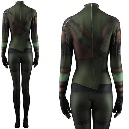 Guardians of the Galaxy 3 Gamora Jumpsuits Costume Adult Bodysuit