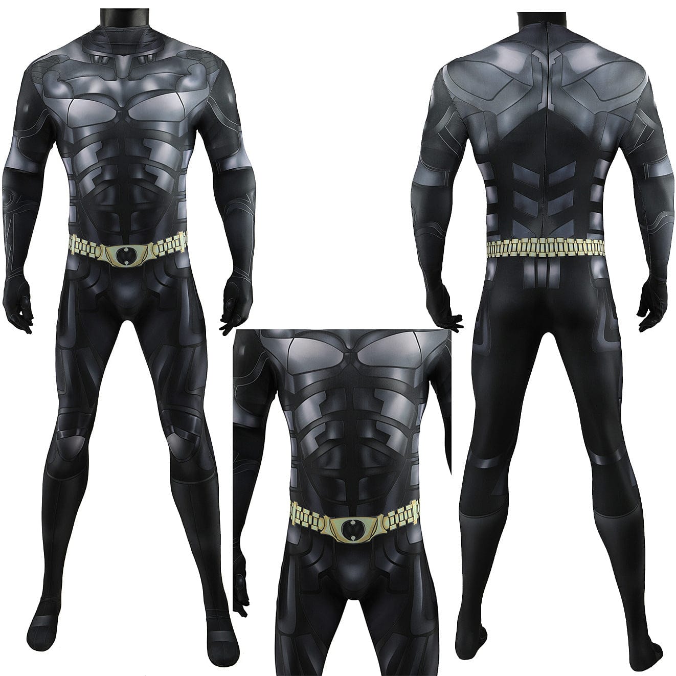 Forever Batman The Dark Knight Jumpsuits Costume Adult Bodysuit