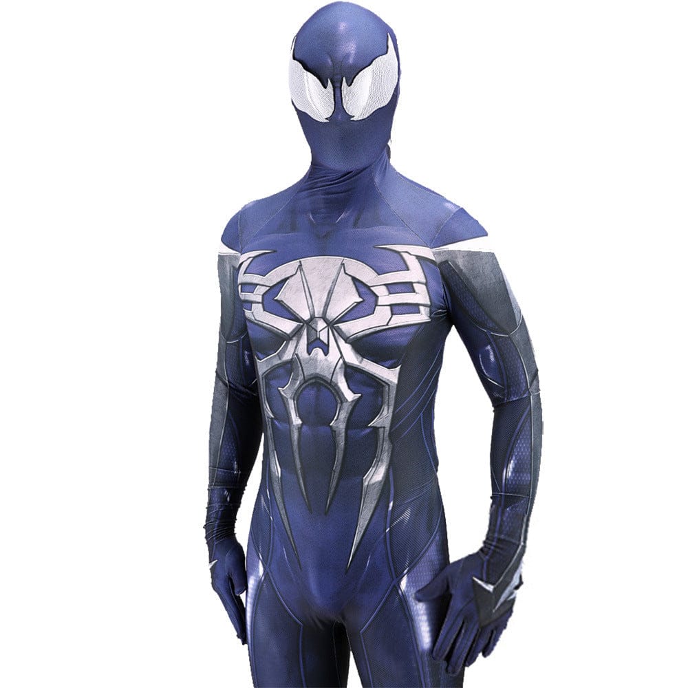PS4 2099 Spider Man Venom Symbiote Jumpsuits Adult Halloween Bodysuit