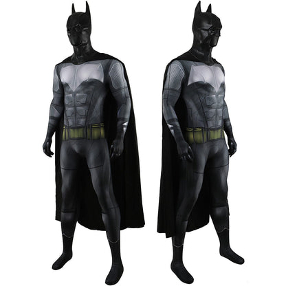 Batman The Flash Wayne Jumpsuits Costume Adult Halloween Bodysuit