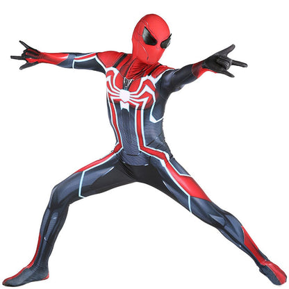 PS4 Velocity Spider-man Jumpsuits Adult Cosplay Costume