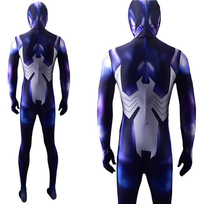 Venom Spider Man Symbiote Purple Jumpsuits Costume Adult Bodysuit