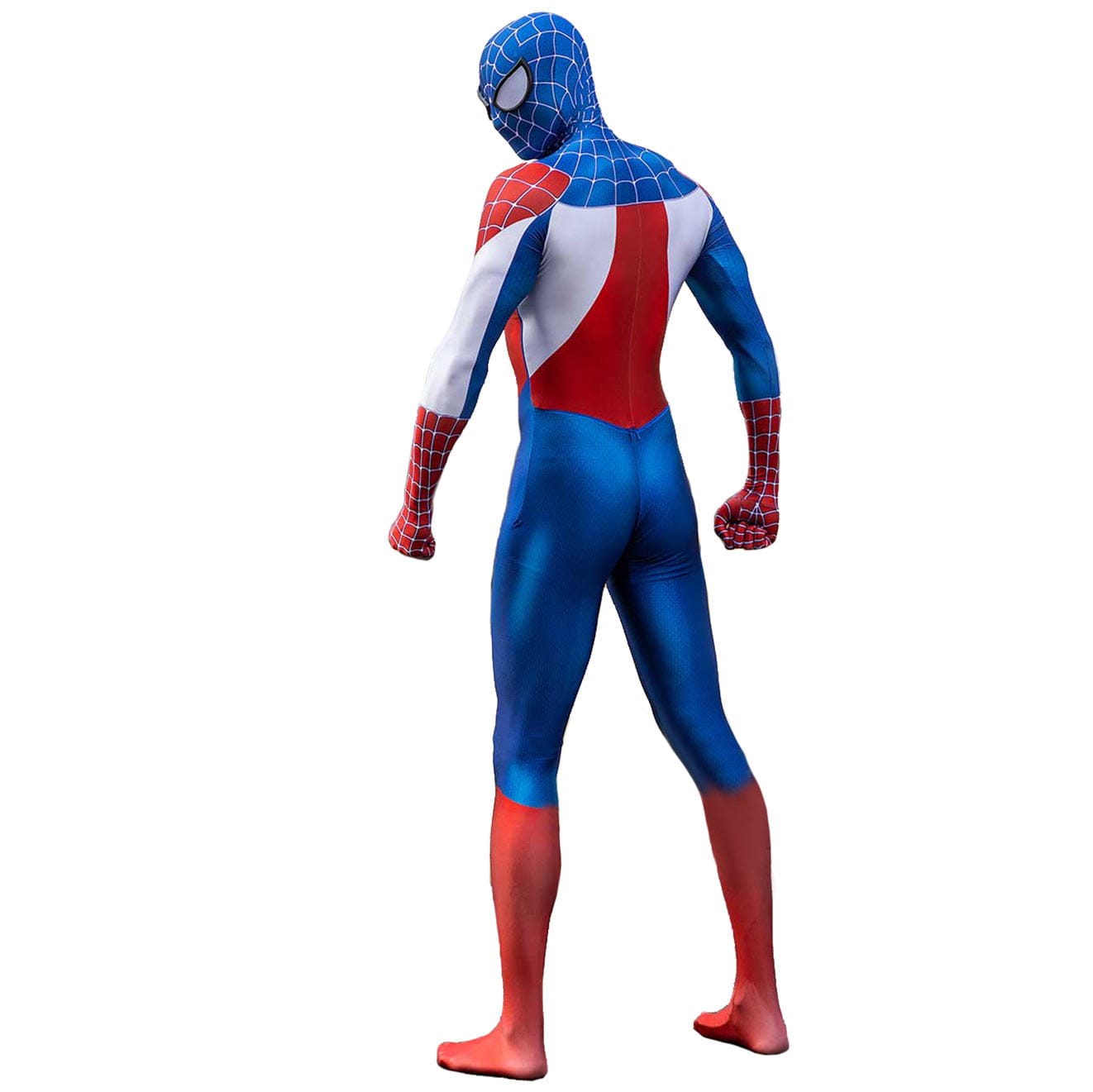 Crazy Franky Captain America Spiderman Jumpsuits Adult Halloween Bodysuit