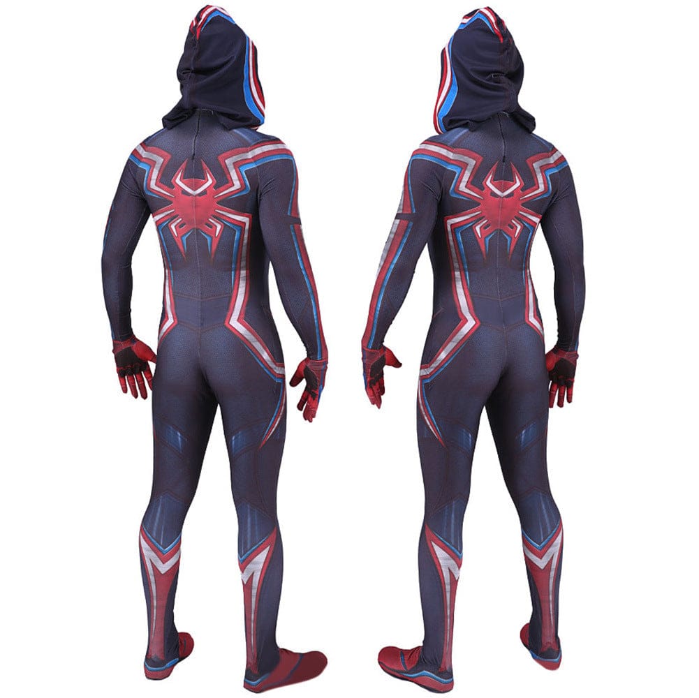 Miles Morales 2099 PS5 Spiderman Jumpsuits Costume Adult Bodysuit