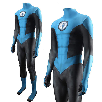 Fantastic Four SpiderMan Jumpsuit Costume Adult Halloween Bodysuit