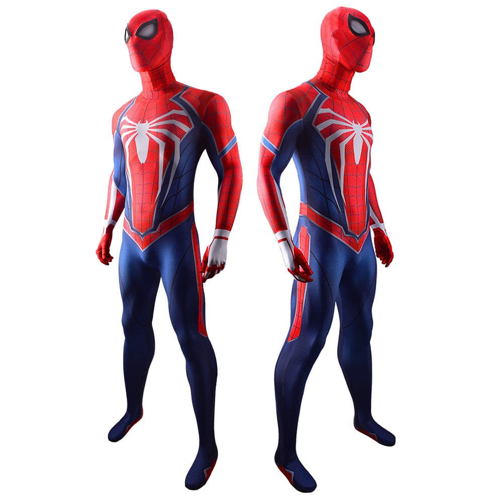 Upgraded PS4 Spider-man Jumpsuits Costume Adult Halloween Bodysuit