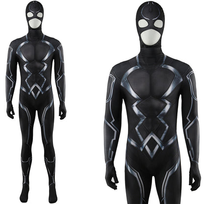 Black Bolt Blackagar Boltagon Jumpsuits Costume Adult Halloween Bodysuit