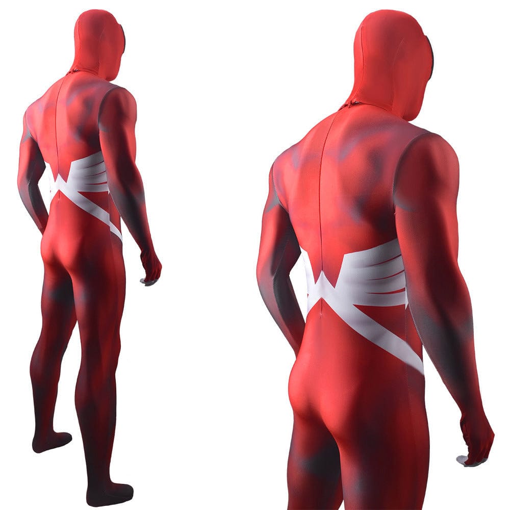 Venom Spider Man Symbiote Red Jumpsuits Costume Adult Bodysuit