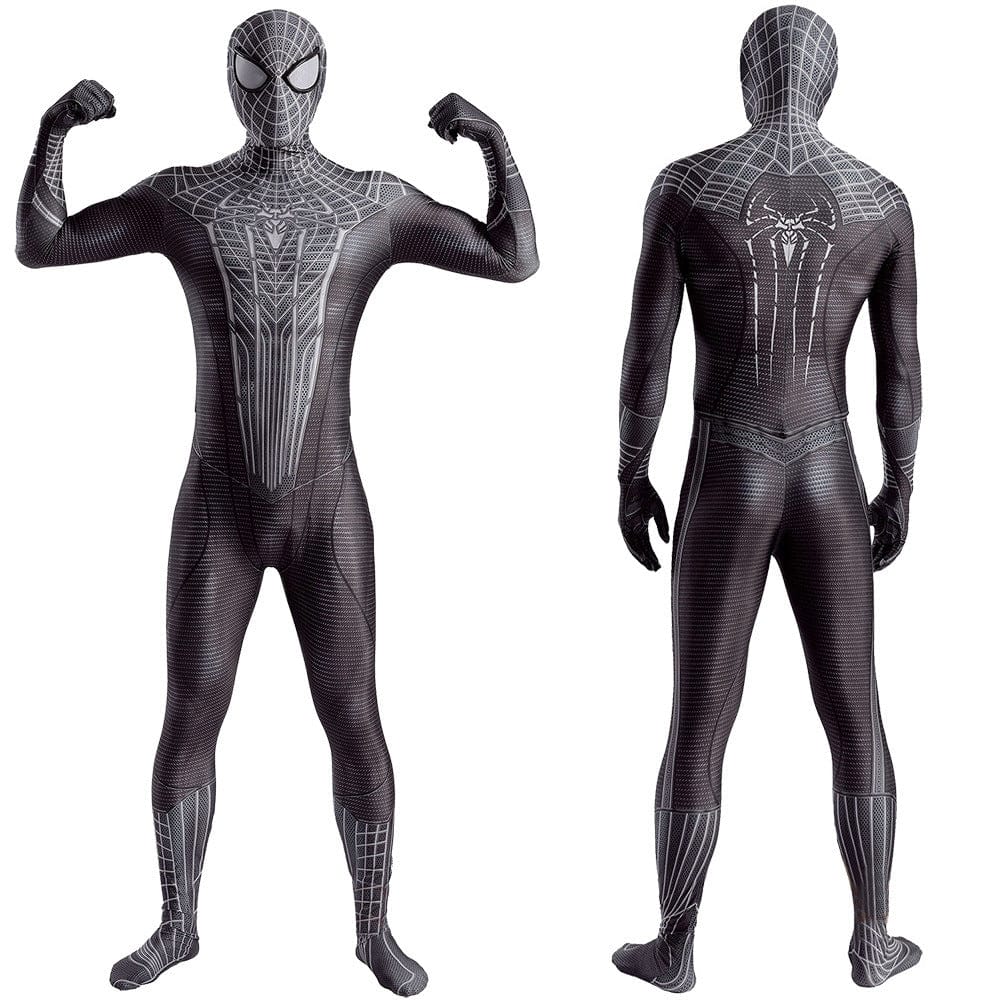 Black Amazing Spider man Jumpsuits Cosplay Costume Adult Bodysuit