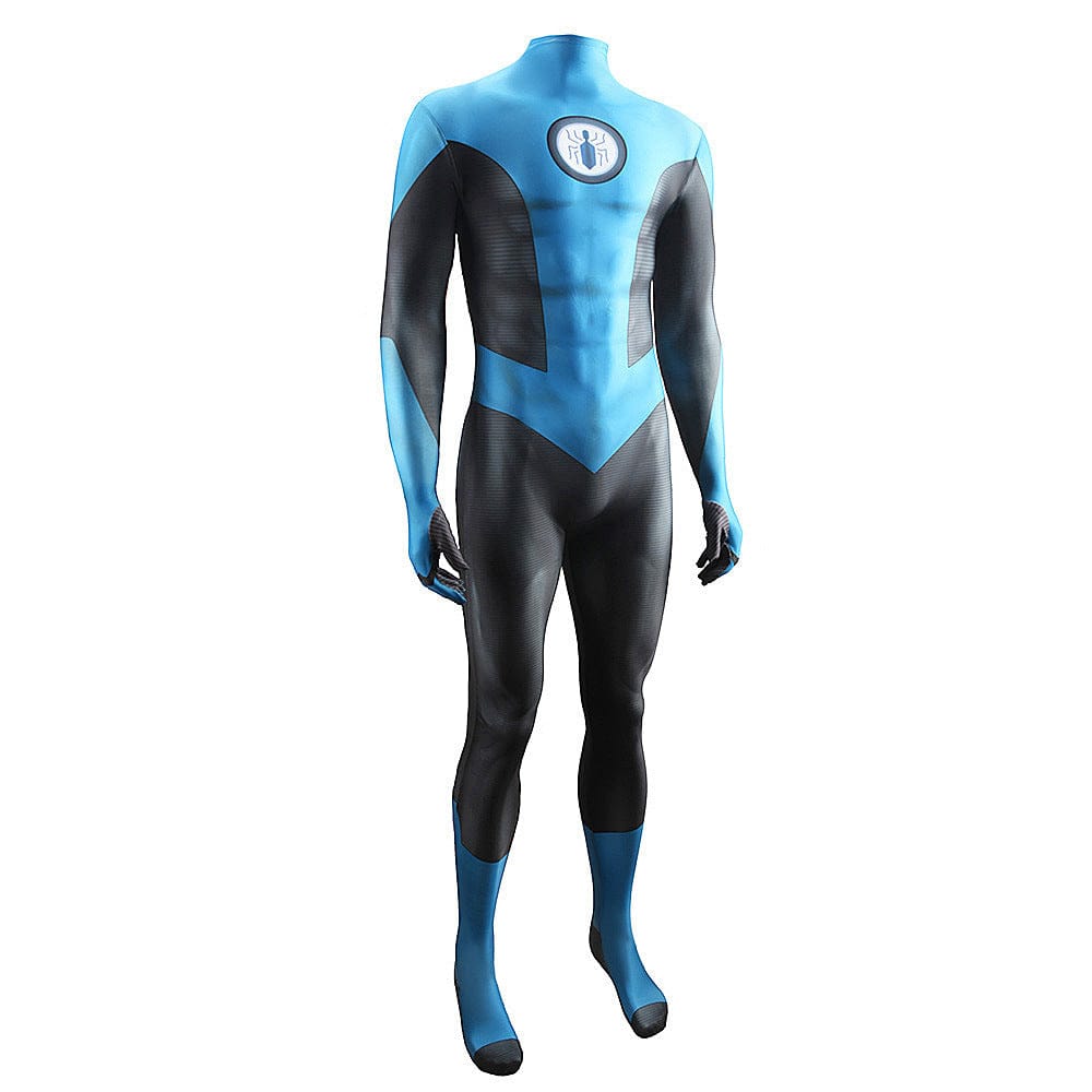 Fantastic Four SpiderMan Jumpsuit Costume Adult Halloween Bodysuit