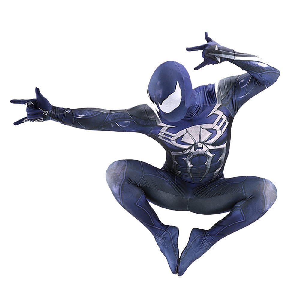 PS4 2099 Spider Man Venom Symbiote Jumpsuits Adult Halloween Bodysuit