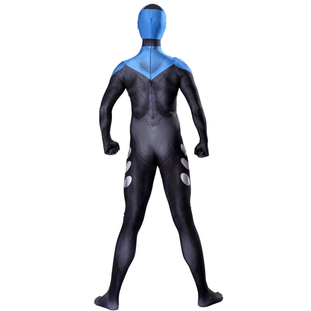 Blue Beetle Jaime Reyes Jumpsuits Costume Adult Halloween Bodysuit