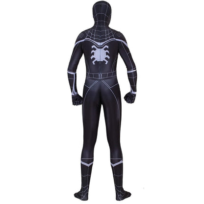 Black Spider man Homecoming Jumpsuits Cosplay Costume Adult Bodysuit