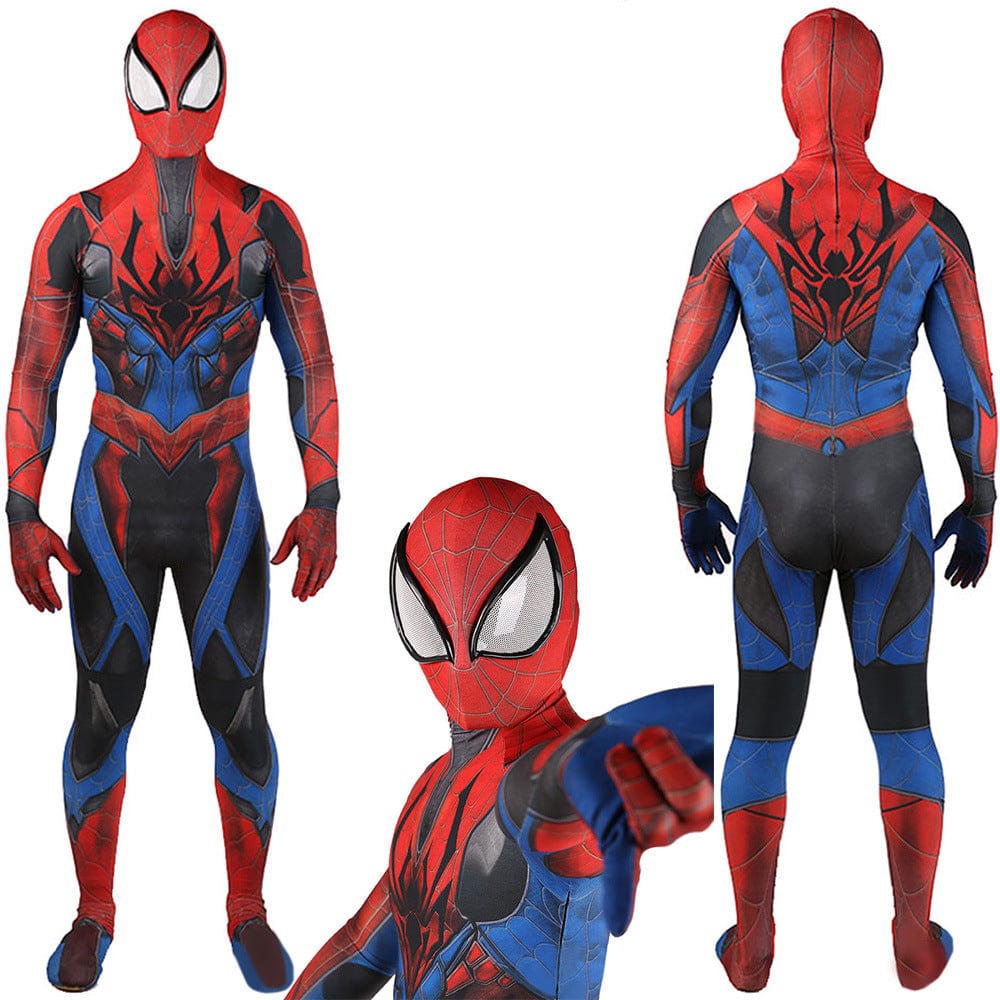 Play Arts Kai Spider Man Jumpsuits Costume Adult Halloween Bodysuit