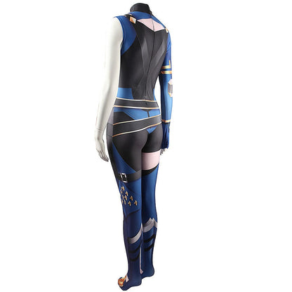 Game Valorant Reyna Jumpsuits Cosplay Costume Adult Halloween Bodysuit